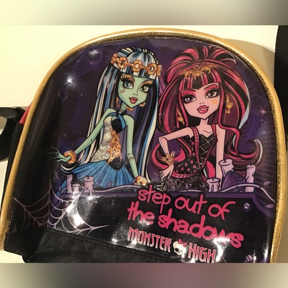 Monster high vintage step out of the shadows crossbody mini bag w glitter deets - Picture 10 of 14